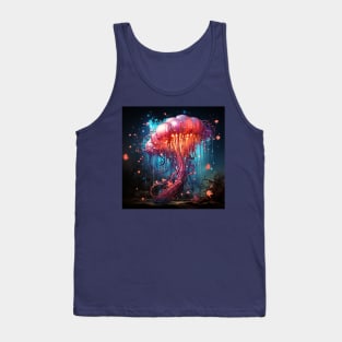 Neon Jellyfish #7 Tank Top